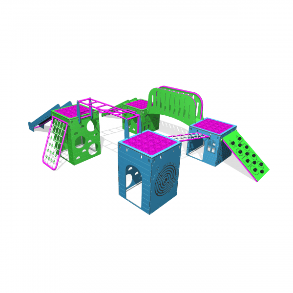 Park Supplies & Playgrounds Playblox Hawea Combo 3D