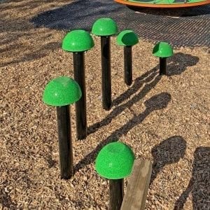 Park Supplies & Playgrounds Fitness Trail Mushroom Steps