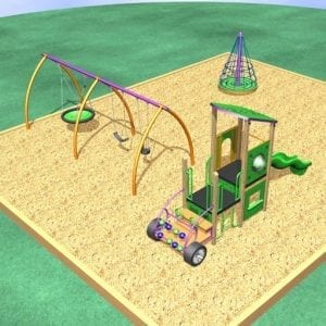 Park Supplies & Playgrounds Hello Spring 3D Design