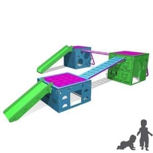 Park Supplies & Playgrounds Playblox Matapu Combo 3D