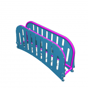 Park Supplies & Playgrounds PlayBlox Enclosed Ladder 3D