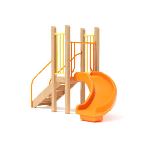 Tower Slide 0.9m High Curved