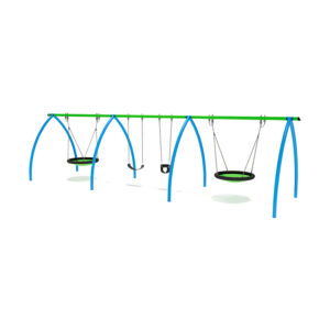 Curved Leg Swing 3 Bay