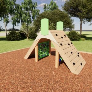 Climbing Hut with Sensory Panels - Park Supplies