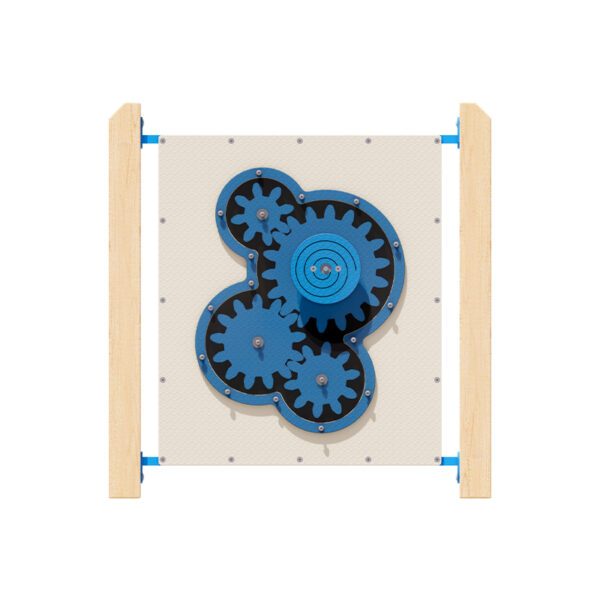 Front view of the Gears Panel | Sensory Playground Equipment NZ | Park Supplies & Playgrounds