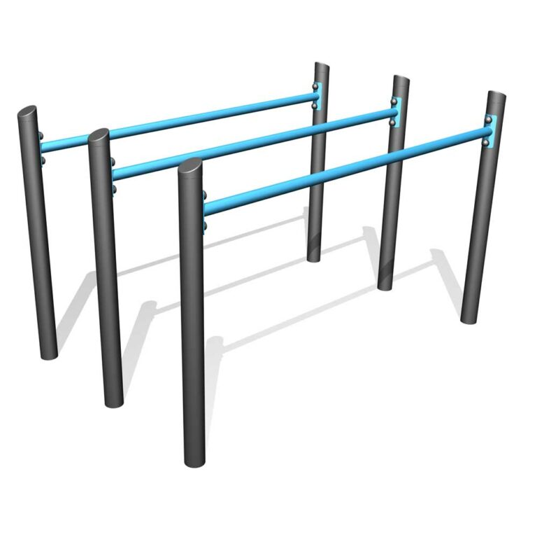 Parallel Bars (3 Bars) - Park Supplies & Playgrounds