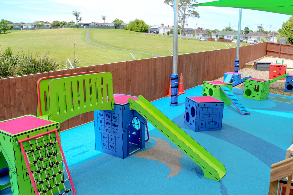 PlayBlox ECE playground equipment at Poetiare O Rongomai