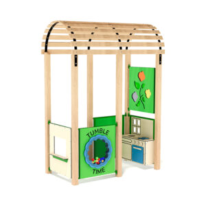 Side view of the Sensory Hut | Playground Equipment NZ | Park Supplies & Playgrounds