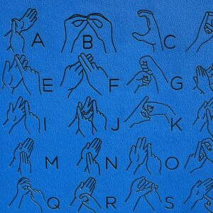 Sign Language Alphabet Panel | Park Supplies & Playgrounds