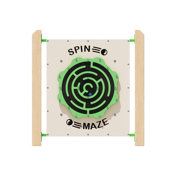 Front view of the Spin Maze Panel | Sensory Playground Equipment NZ | Park Supplies & Playgrounds