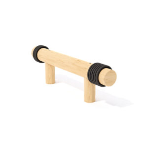 Timber Balance Log with Rope Rings