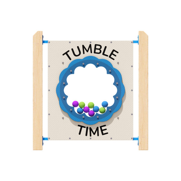 Front view of the Tumble Time Panel | Sensory Playground Equipment NZ | Park Supplies & Playgrounds